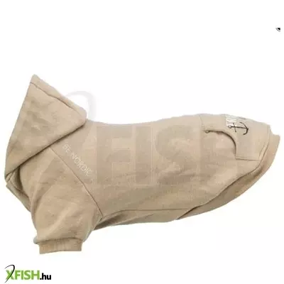 Trixie kutya pulóver BE nordic kapucnis L 62cm homok