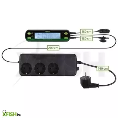 Trixie termosztát/higrosztát digitális,3 körös 16*4cm