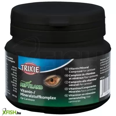 Trixie vitamin és ásványi por húsevő hüllőknek 80gr