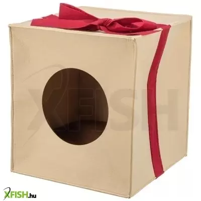 Trixie karácsonyi bújó karton doboz 33x37x33cm barna