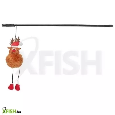Trixie karácsonyi pálca macskának plüss rénszarvassal 45cm