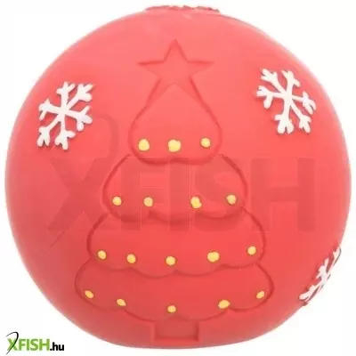 Trixie játék xmas latex labda 8cm