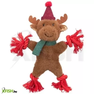 Trixie xmas plüss rénszarvas kötéllel 32cm
