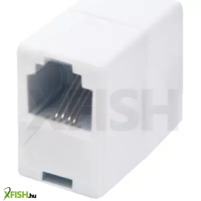 Use home ts 15/wh toldó telefonvezetékhez, 6p/4c, aljzat -aljzat, fehér