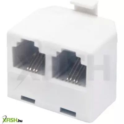 Use bliszter home ts 16-2wh/x elosztó telefonvezetékhez, 6p4c, 1 dugó-2 aljzat