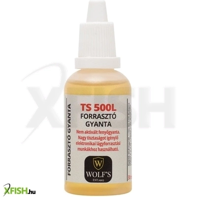 Sma wolfs ts 500l forrasztó gyanta, folyékony, 30ml