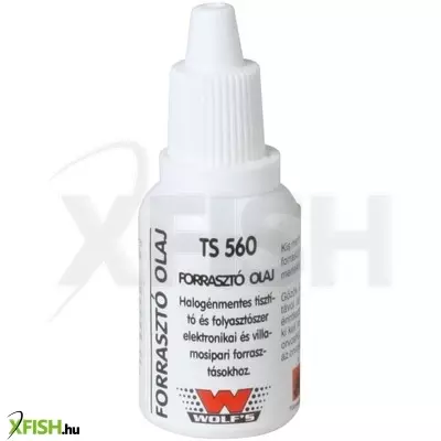 Sma home ts 560 forrasztóolaj, kismértékben aktivált klórmentes folyósító szer villamos ipari és elektronikai finom forrasztási munkákhoz, 20ml