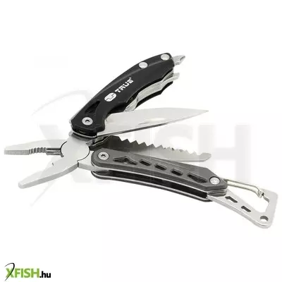 true utility seven, tu180k, 9 in 1, rozsdamentes acélváz, eloxált alumínium fogantyú, multifunkcionális