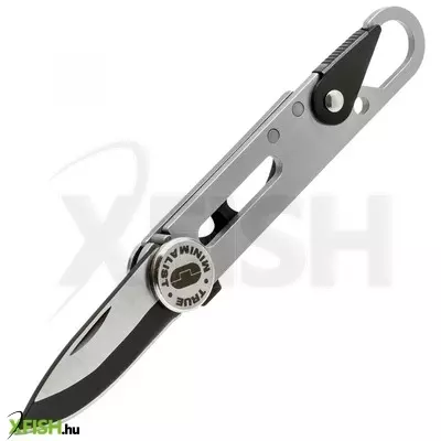 True utility minimalist, tu208k, multifunkcionális szerszám, designer kés, fekete titánbevonat, rozsdamentes acél penge