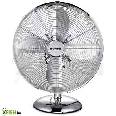 Home techwood tvi-335 fém asztali ventilátor, 30 cm-es lapátátmérő, 45 w, 3 sebesség, oszcillálás, hálózati tápellátás