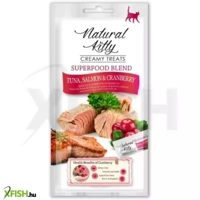 Natural kitty folyékony jutalomfalat tonhal és chiamag 4x12g