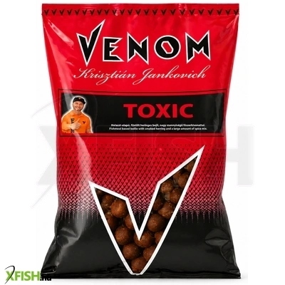 Feedermánia Venom Toxic Horgász Bojli Füstölt Hering Fűszeres 16mm 900g