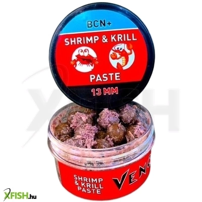 Feedermánia Venom Shrimp Pasztás Bojli Krill Bcn 13mm 100ml