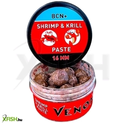 Feedermánia Venom Shrimp Pasztás Bojli Krill Bcn 16mm 100ml