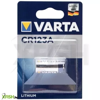 Home varta cr123 elem, lítium, cr123, 3v, 1 db/csomag