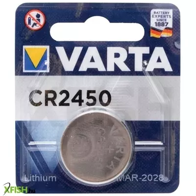 Home varta cr2450 gombelem, lítium, cr2450, 3v, 1 db/csomag