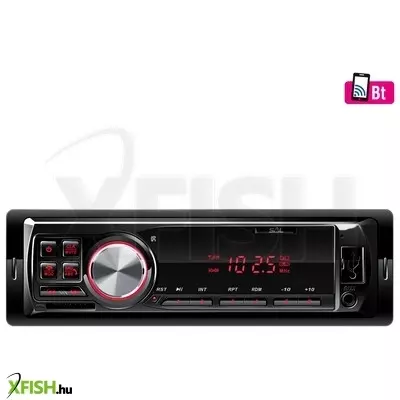 Sal vbt 1100/rd autórádió, 4 X 45 w, 4 rca, fm, bt, usb, sd, aux, piros LED kijelző és gombok