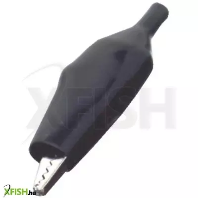 Use home vcc 3/bk krokodilcsipesz, végig szigetelt, forrasztható, 55 mm, fekete