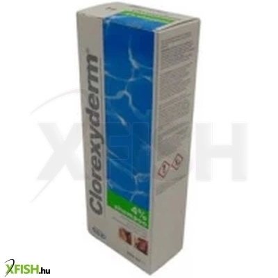 Clorexyderm Fertőtlenítő Sampon Kutyák Macskák Részére 250ml