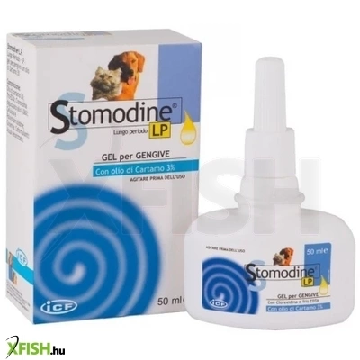 Stomodine lp Fogápoló Gél Kutyák Macskák Részére 50ml