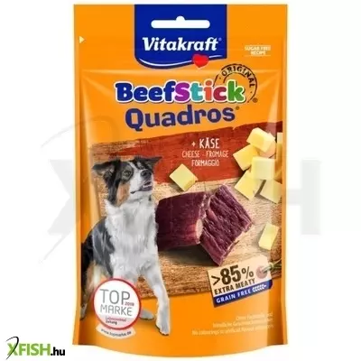 Vitakraft beef stick kutya jutalomfalat quadros sajtos 70g
