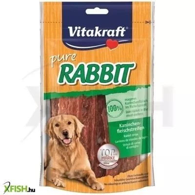 Vitakraft rabbit slices kutya jutalomfalat nyúlhús szeletek 80g