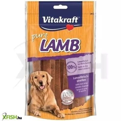 vitakraft lamb strips kutya jutalomfalat bárányhús szeletek 80g