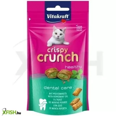 Vitakraft crispy crunch macska fogerősítő 60g
