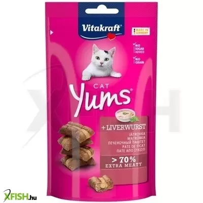 Vitakraft cat yums jutalomfalat puha májjal 40g
