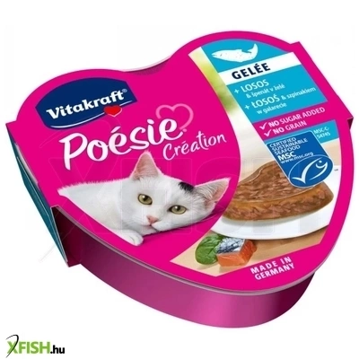 Vitakraft Poésie Nedves Macska Eledel Lazac Spenót 15x85g