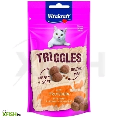 Vitakraft Triggles Szárnyas Macska Jutalomfalat Hússal 40g