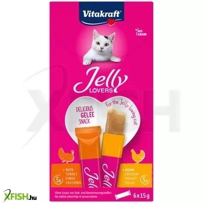 Vitakraft jelly lovers zselés jutalomfalat csirkehússal 6x15g