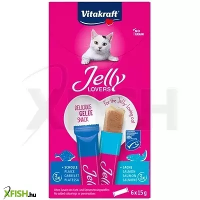 Vitakraft jelly lovers zselés jutalomfalat lazaccal 6x15g