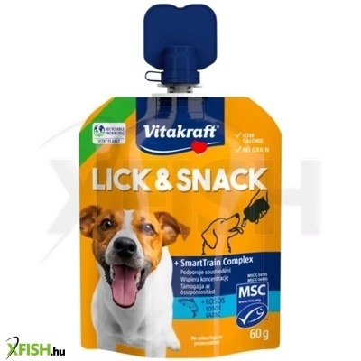 Vitakraft lick And Snack Kutya Tréning Krém Lazac 60g