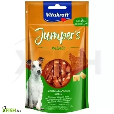 Vitakraft jumper minis csíkok csirkével és sajttal 80g