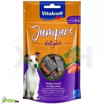 Vitakraft jumper D kutya jutalomfalat hal édesburgonyával 80g