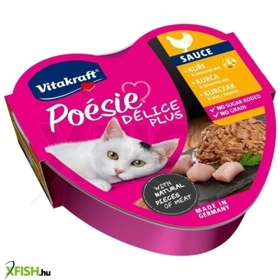 vitakraft poésie delice plus nedves macska eledel csirke 15x85g