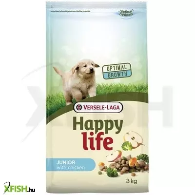 versele-laga happy life junior chicken kölyök-kutyaeledel 10kg (csirkés)