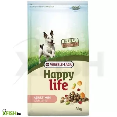 versele-laga happy life adult mini lamb kutyaeledel 3kg (bárányos)