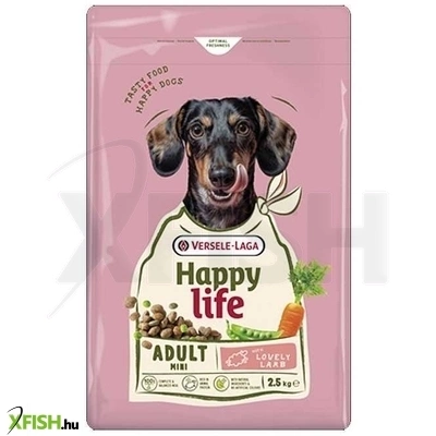 versele-laga happy life adult mini lamb kutyaeledel 2,5kg (bárányos)