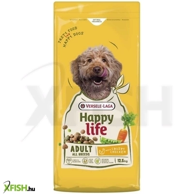 versele-laga happy life adult with chicken száraz kutyaeledel 12,5kg (csirkés)