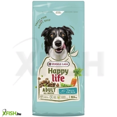 versele-laga happy life adult with salmon száraz kutyaeledel 12,5kg (lazacos)
