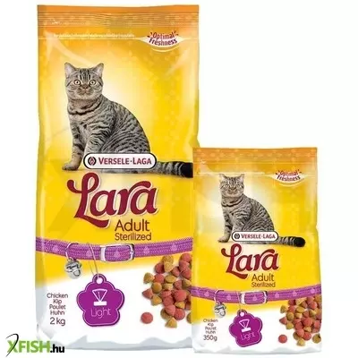 versele-laga lara lara adult sterilized macskaeledel ivartalanított macskáknak 10kg