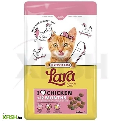 versele-laga lara junior care with chicken kölyökmacska-eledel 950g (csirkés)