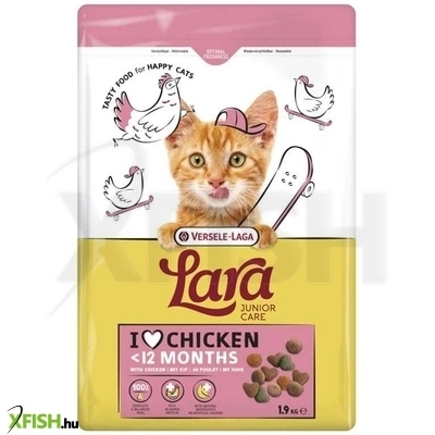 Versele-laga lara junior care with chicken kölyökmacska-eledel 1,9kg (csirkés)