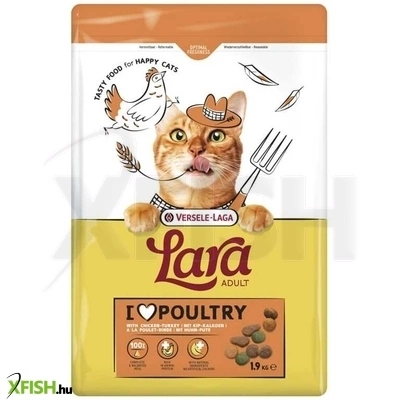 versele laga lara adult with chicken turkey száraz macskaeledel pulyka csirke 1900g