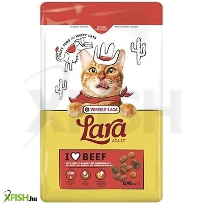 versele laga lara adult with beef száraz macskaeledel marha 950g
