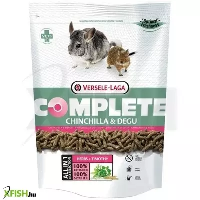 Versele-laga complete versele-laga chinchilla & degu complete csincsilla és degu eledel 500g