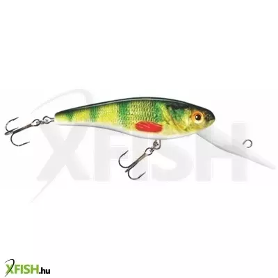 Mistrall Attacker Diver Sügér Mintás Piros Uszony Wobbler 40mm 3Gr