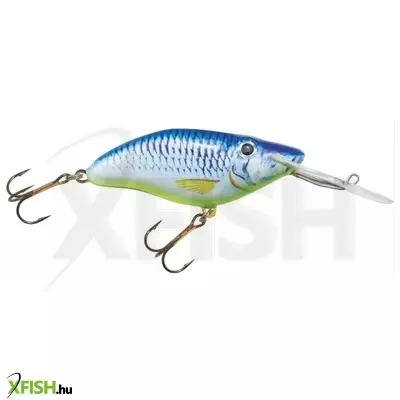 Mistrall Crabuno Diver Wobbler Kék Ezüst Zöld 50mm 7g 1db/csomag